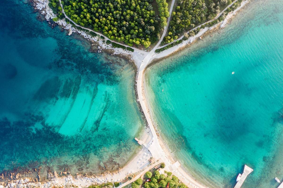 Dron fotografije - iz zraka - Maistra - Crveni otok